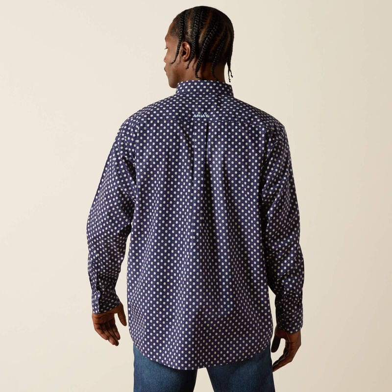 camisa ariat hombre espalda