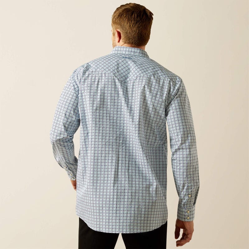 camisa ariat hombre espalda