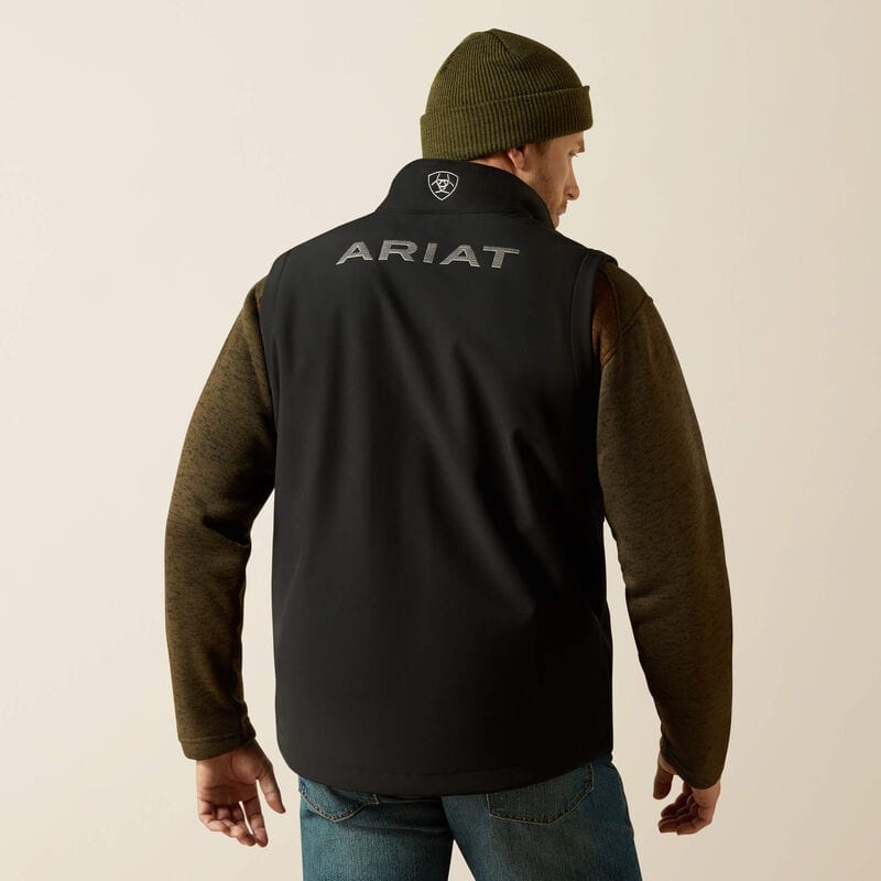 chaleco ariat hombre espalda