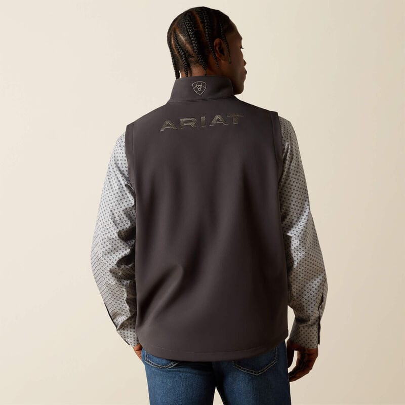 chaleco ariat hombre espalda