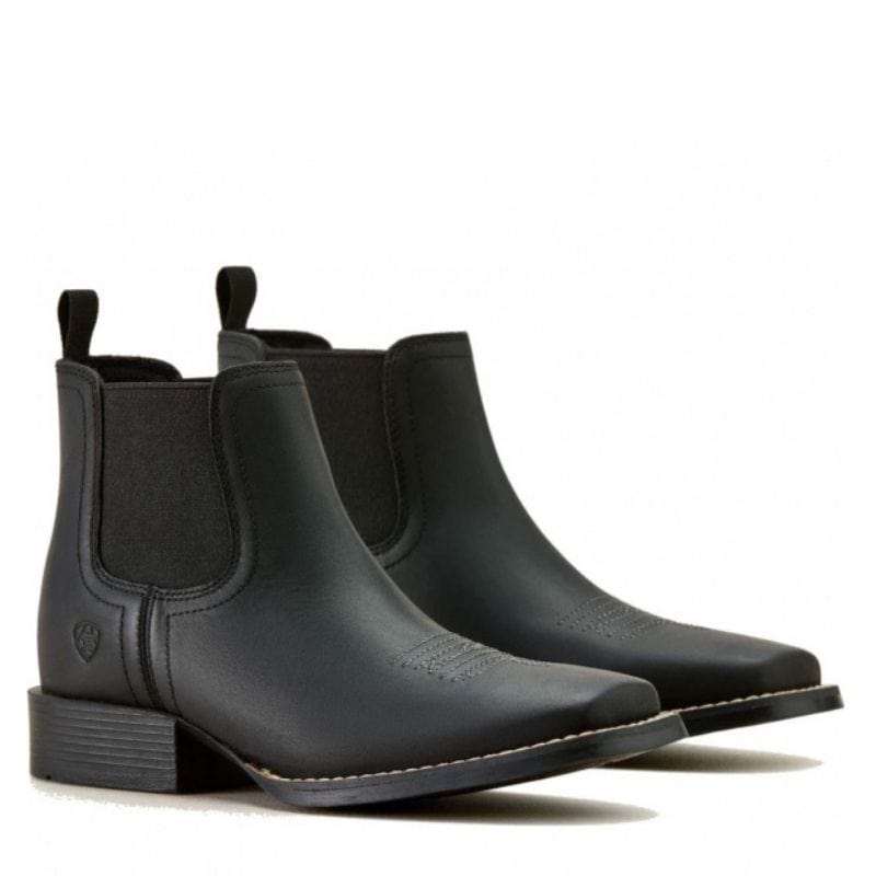 Botin Vaquero Para Niño Booker Chelsea Negro