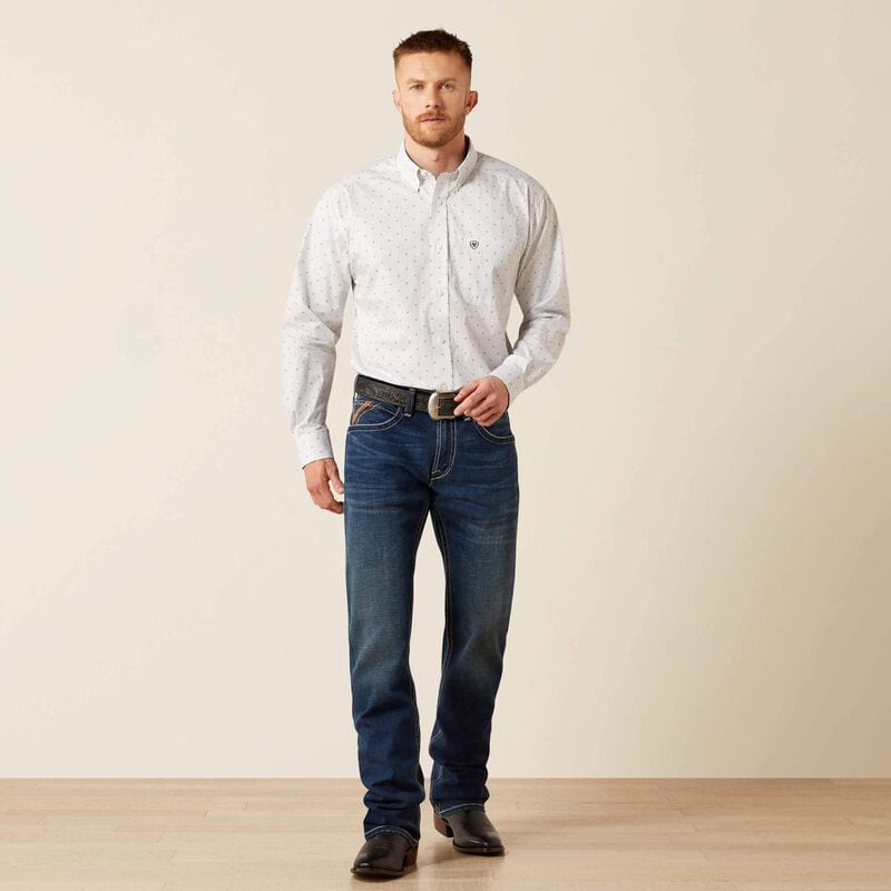 camisa ariat hombre cuerpo completo