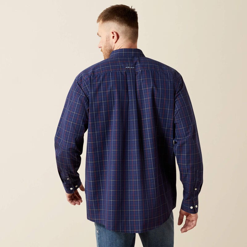 camisa ariat hombre espalda