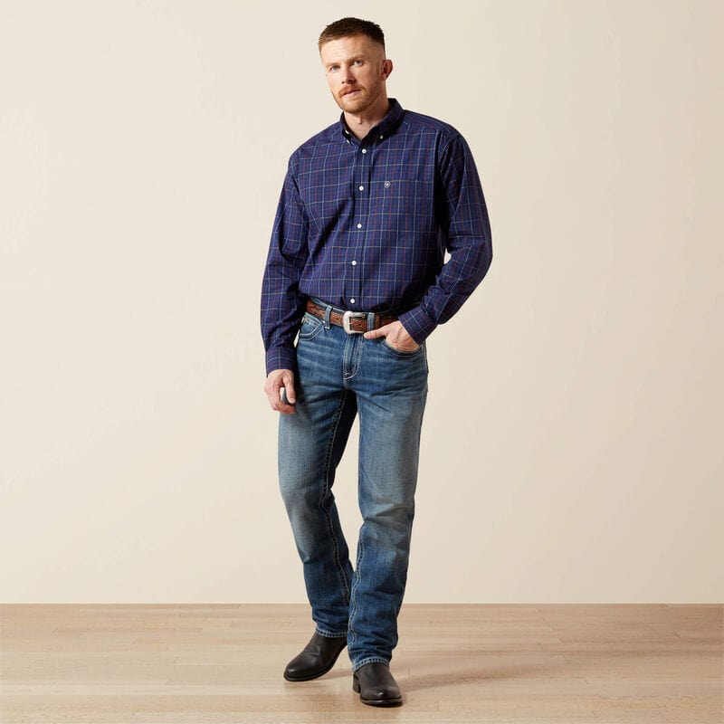 camisa ariat hombre cuerpo completo