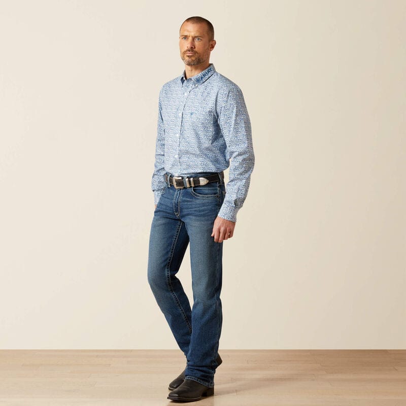 camisa ariat hombre cuerpo completo