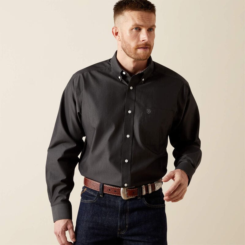 camisa ariat hombre frente