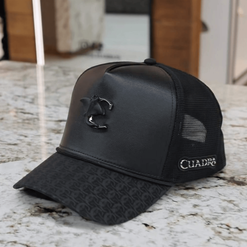 Gorra Cuadra Stingray Trucker Negra