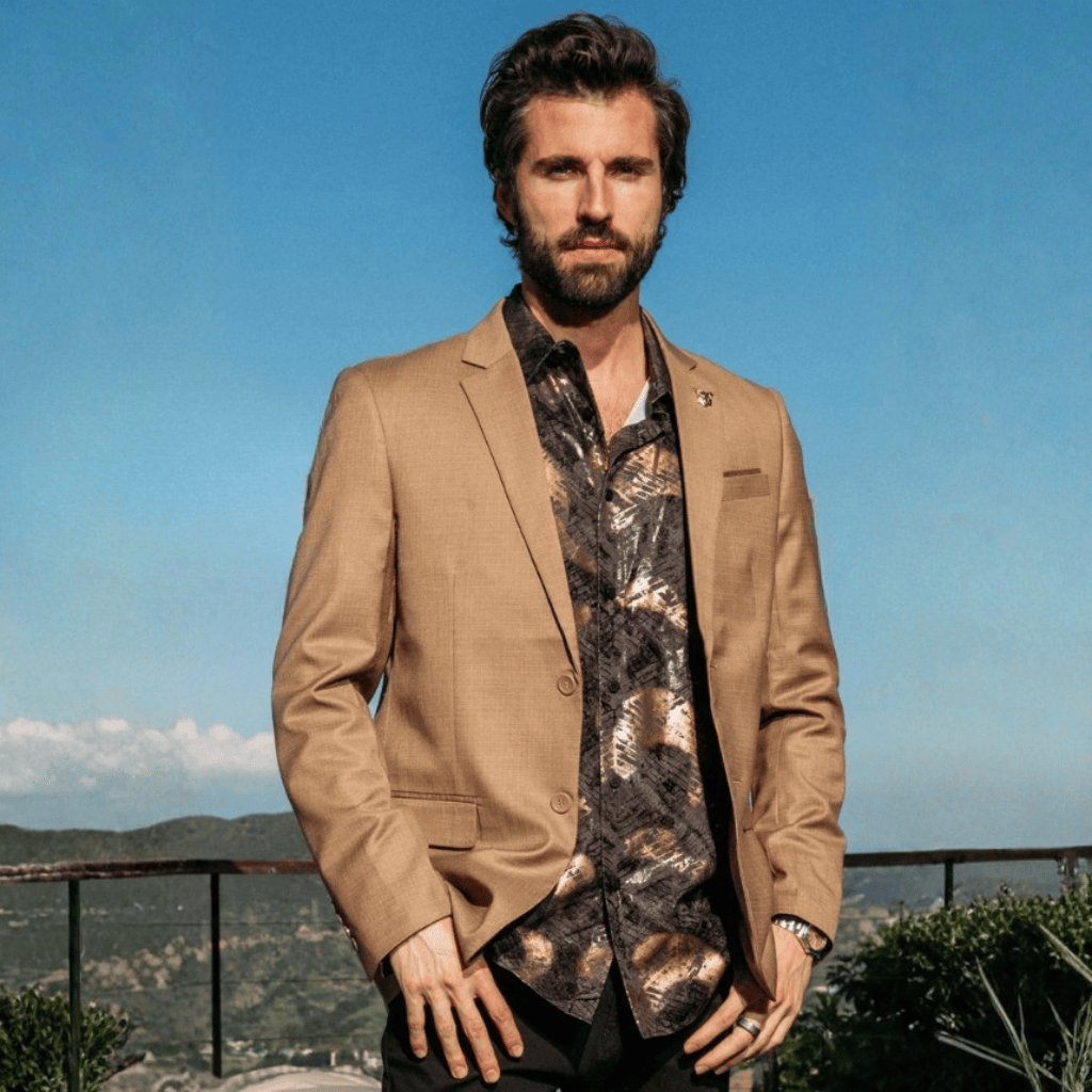 Saco Platini Modern Fit Brown
