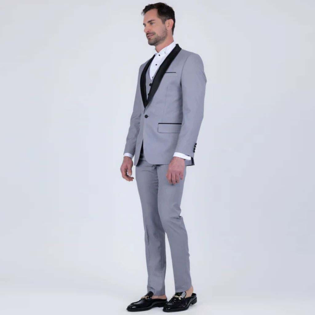 Traje Barabas Vadim Tuxedo Habor Mist Negro