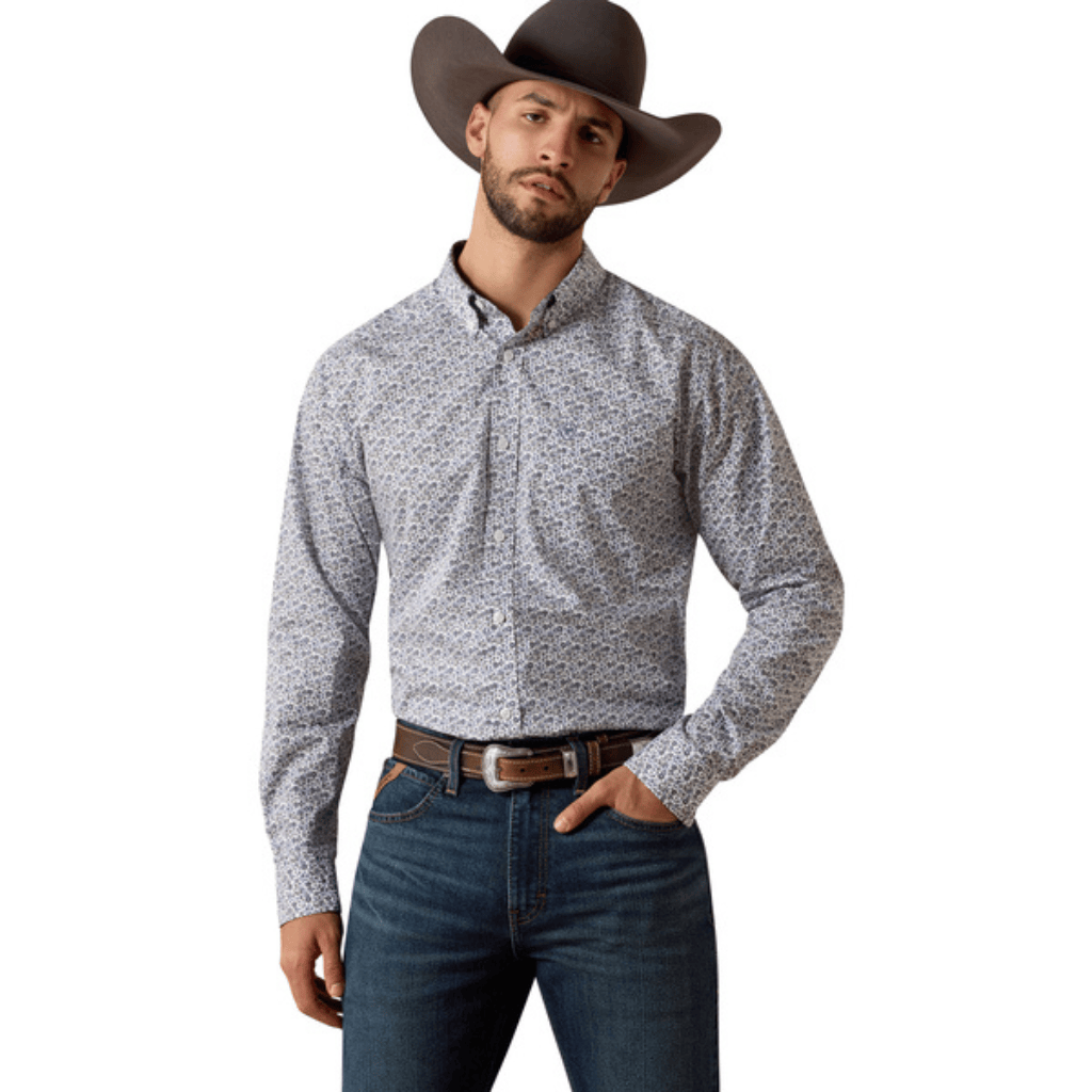 Camisa Ariat Weaver Blanca