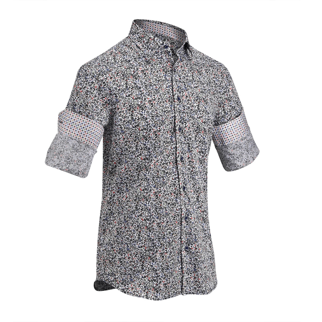 Camisa Cuadra Multicolor Paisley Print