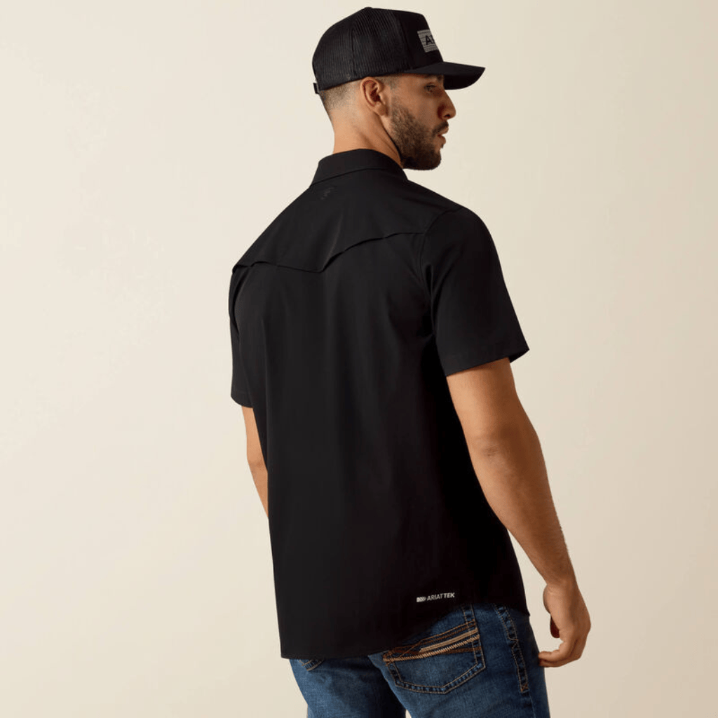 Camisa Ariat FrontierTough Negro