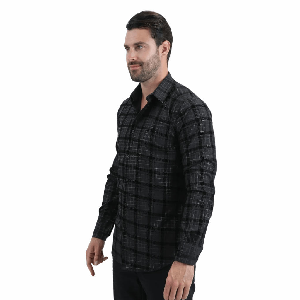 Camisa Platini Vibrant Plaid Modern