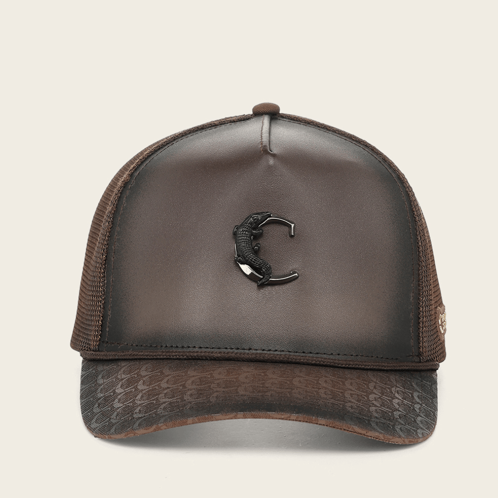 Gorra Cuadra Alligator Trucker Café