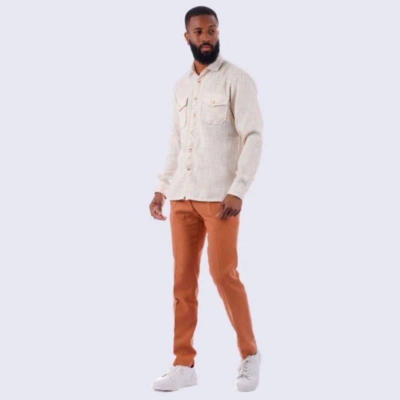 Flimsyra Long Sleeve Cream Shirt