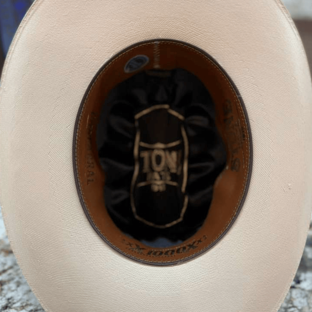 Vista superior del interior y su aro de piel.