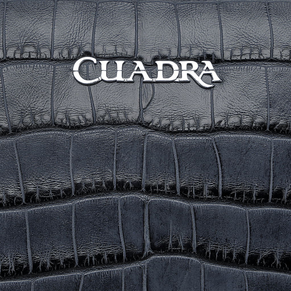 Maleta Cuadra Piel de Alligator
