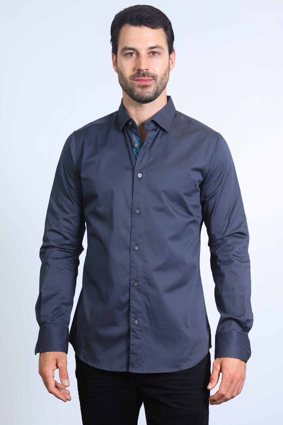 Camisa Platini Lisa Charcoal