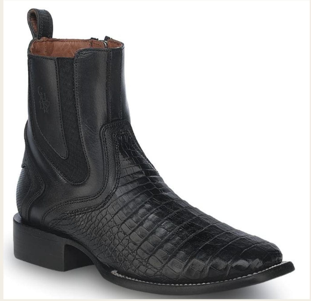 Botín Vaquero Cuadra Trono Salvaje Negro