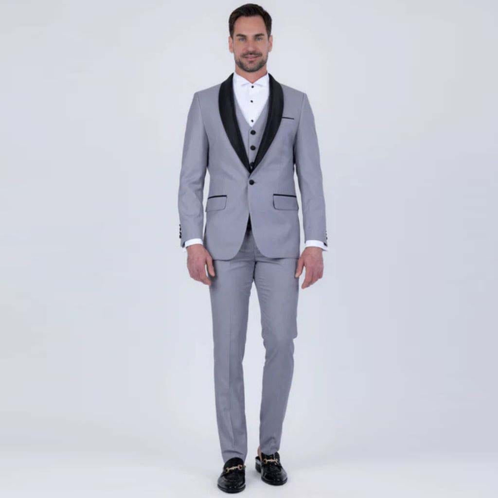 Traje Barabas Vadim Tuxedo Habor Mist Negro