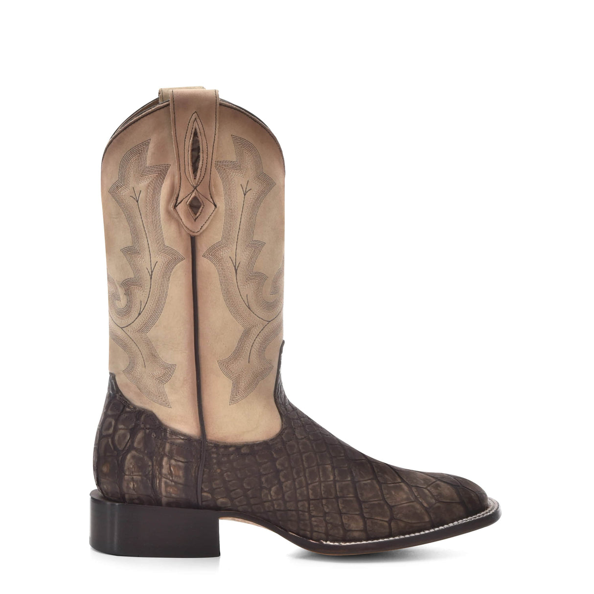 Bota Vaquera Saddle / Blue Alligator
