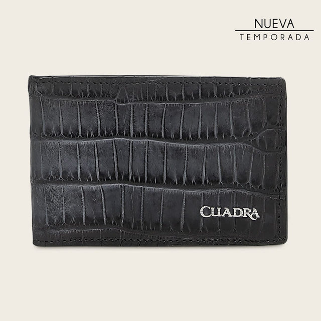 Cuadra Alligator Blue Dominion Wallet