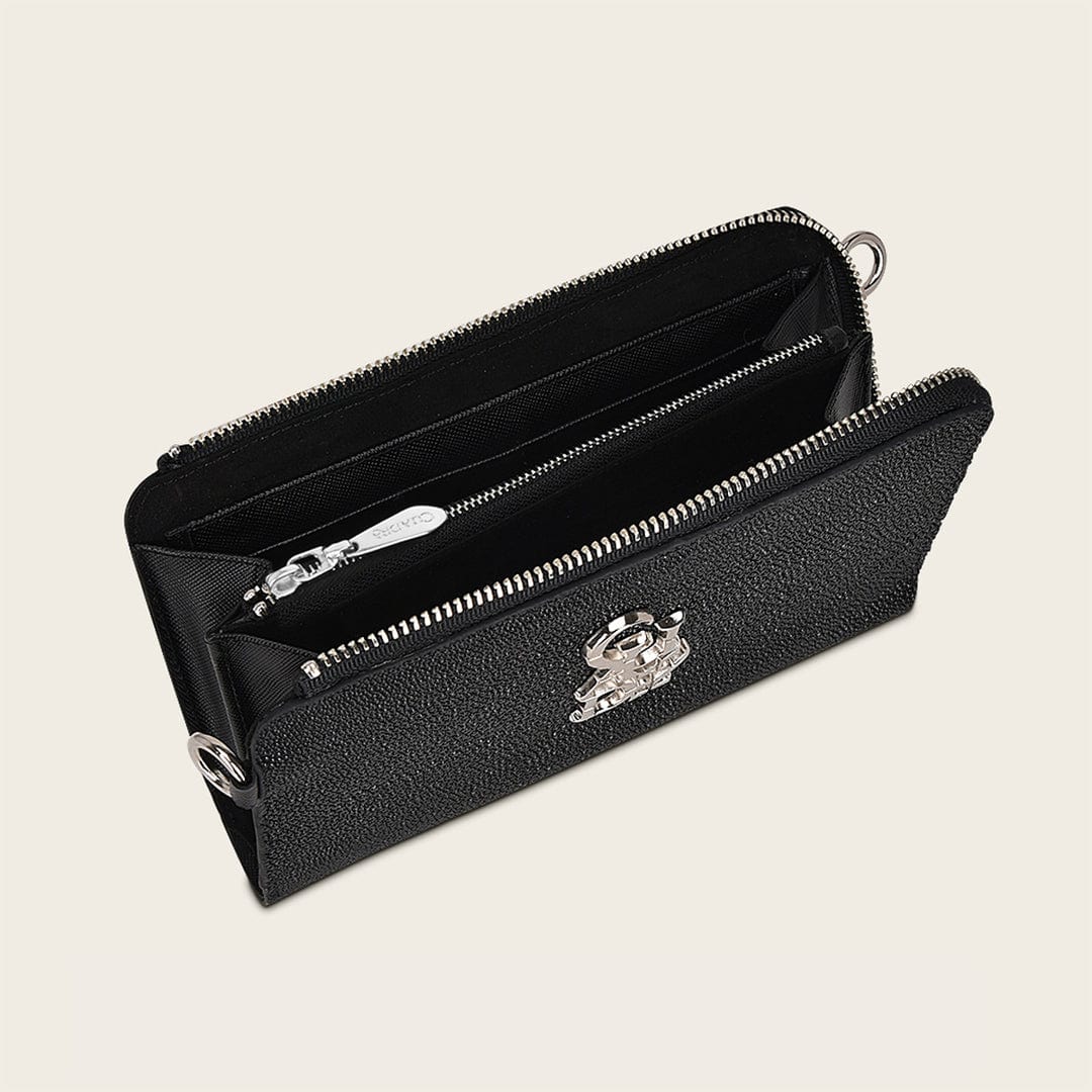 Cartera Cuadra Perla Negra