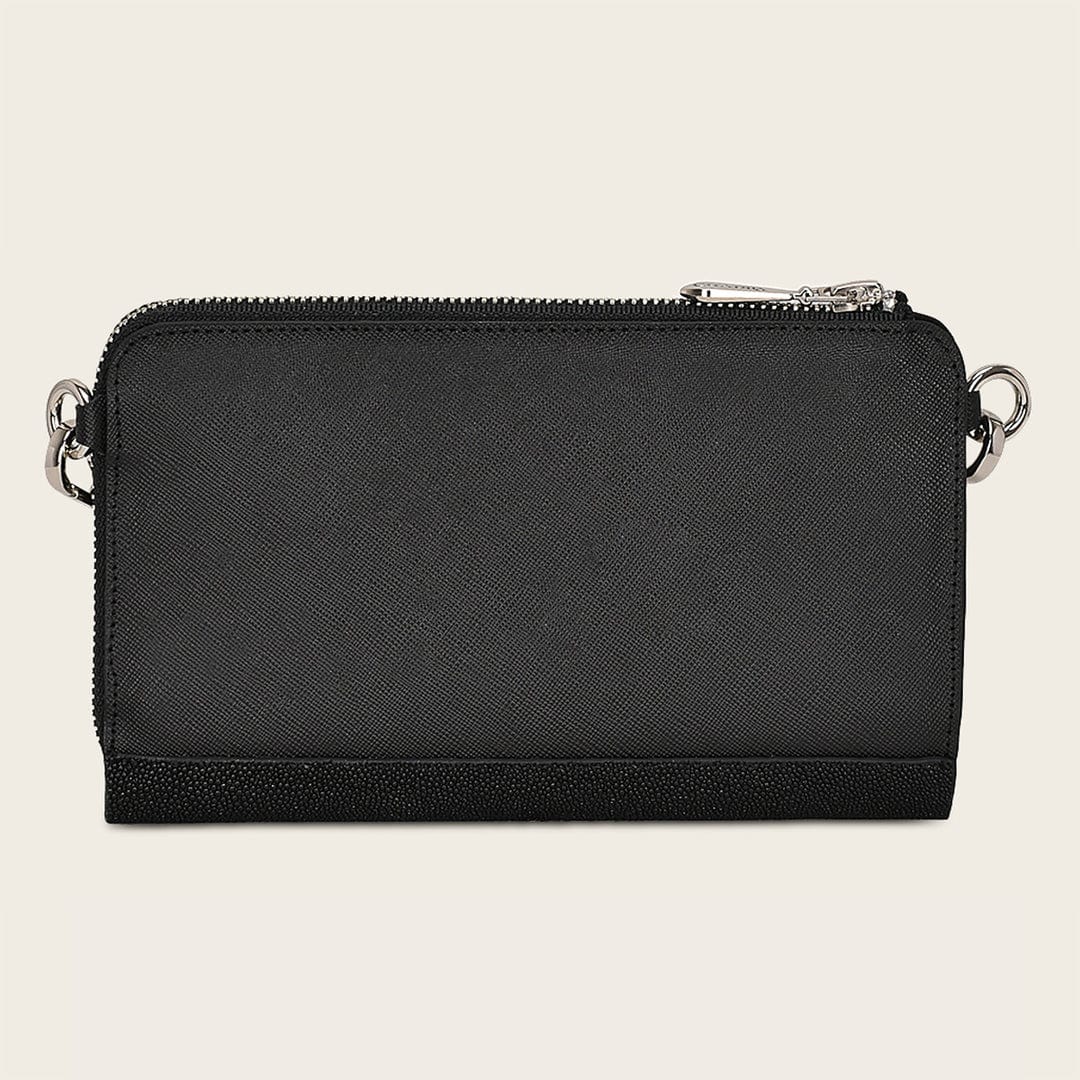 Cartera Cuadra Perla Negra