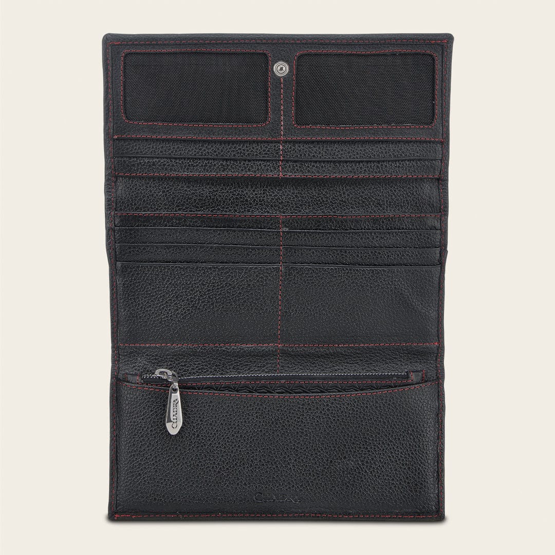 Billetera Cuadra Azteca Negro