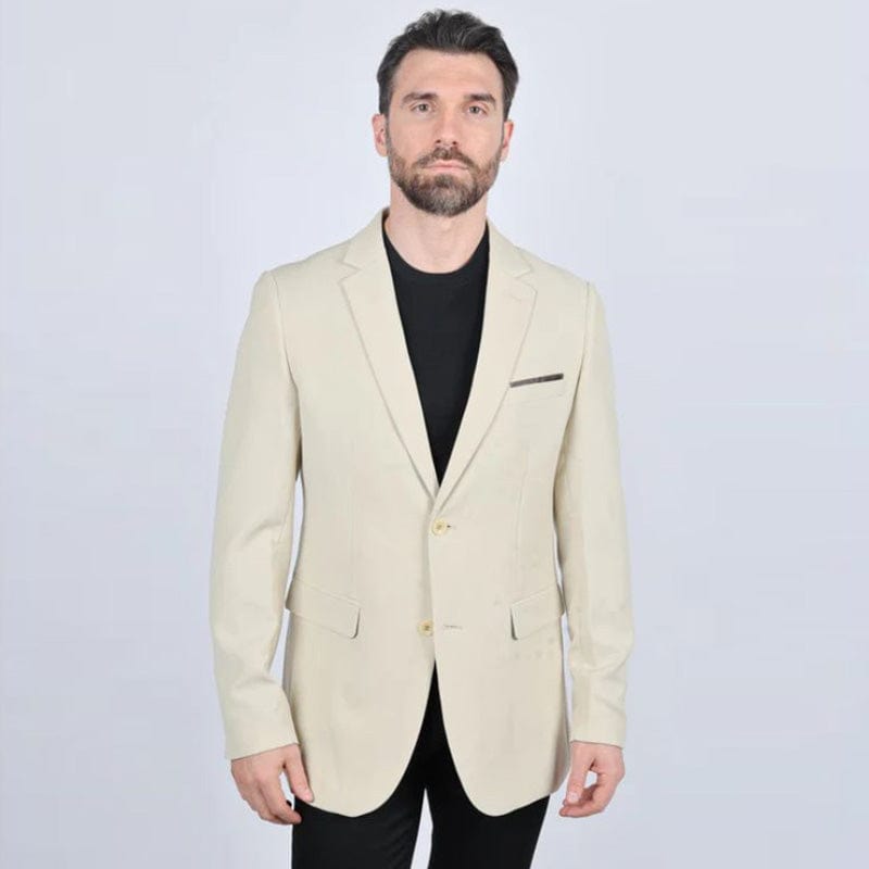 Saco Vaquero Modern Fit Stretch Date Noche Beige