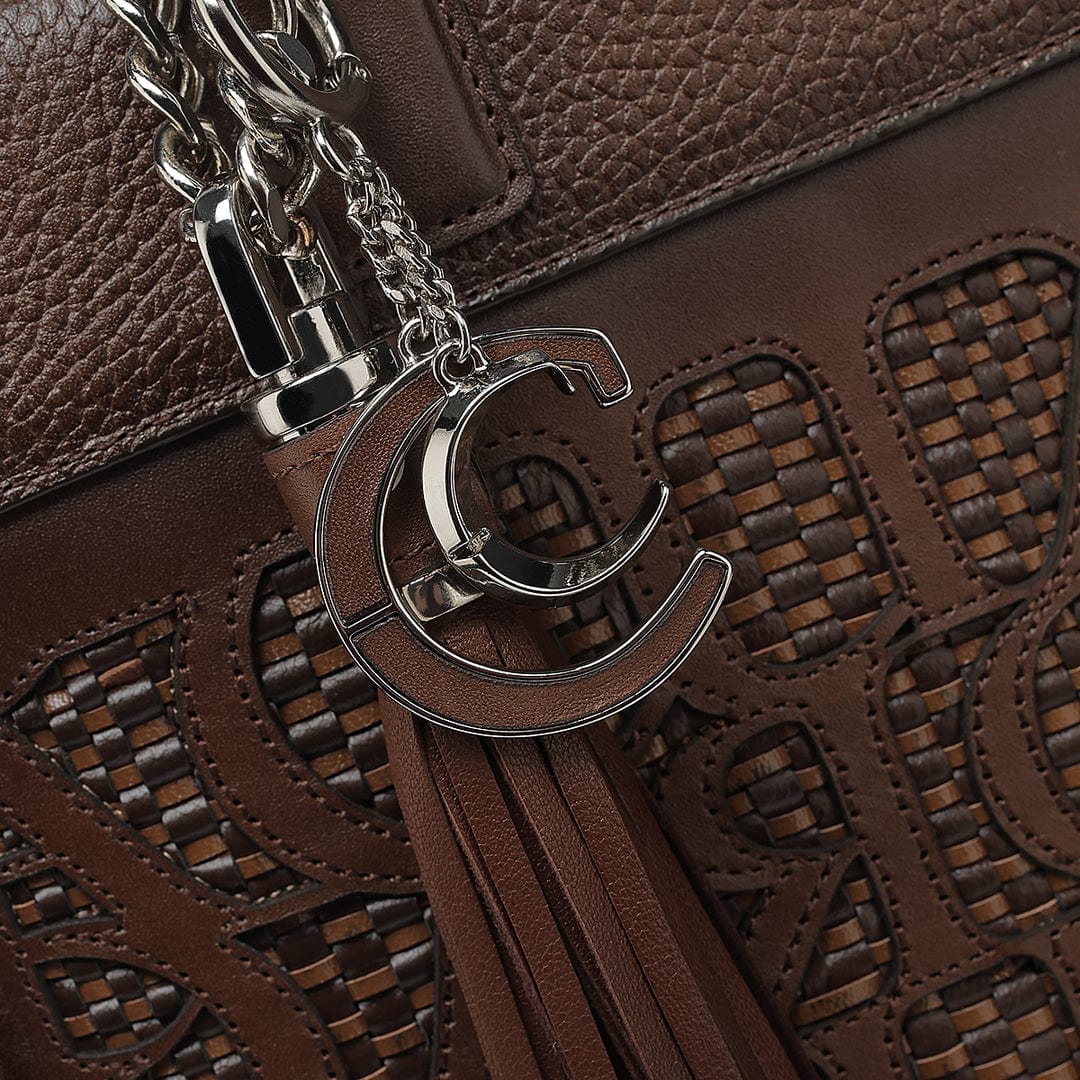 Bolsa Cuadra Azteca Miel