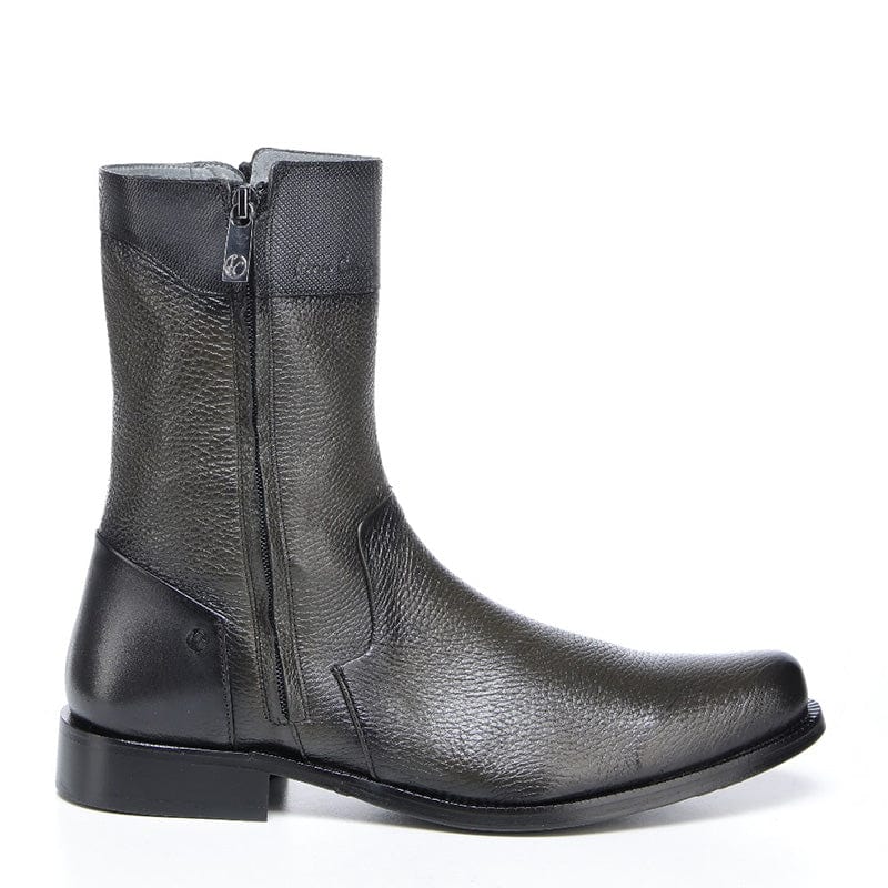 Botin Franco Cuadra Dubai Negro/Verde