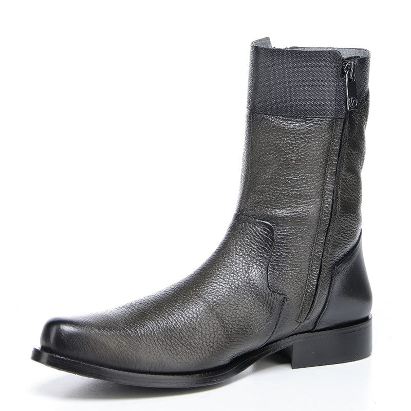 Botin Franco Cuadra Dubai Negro/Verde