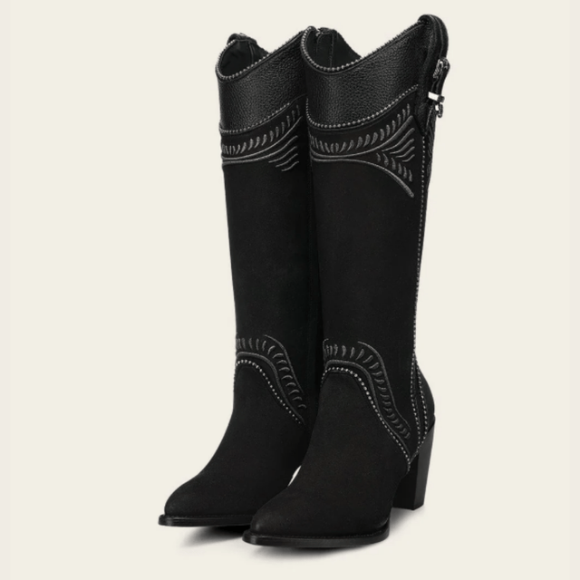 Cuadra Nubuck Boot – Black