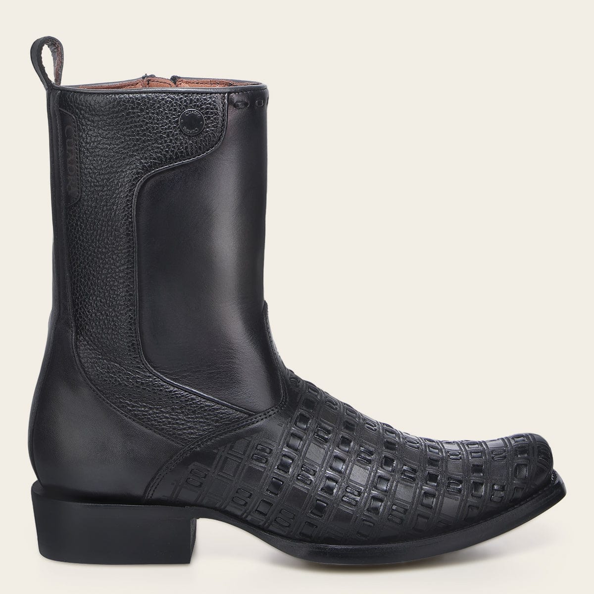 Botin Vaquero Cuadra Brio Negro