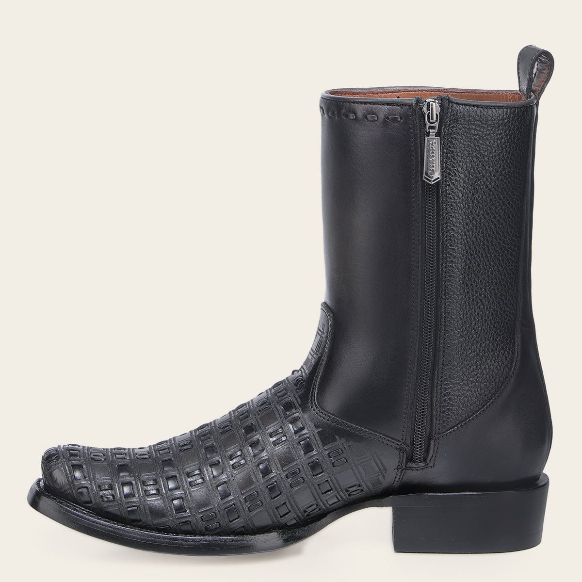 Botin Vaquero Cuadra Brio Negro