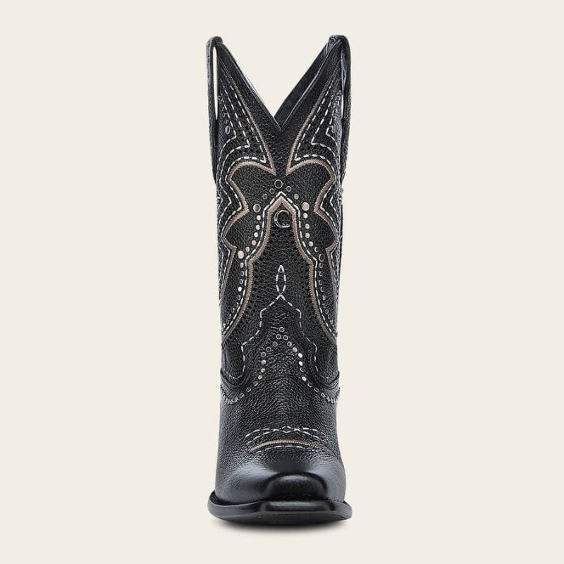 Bota Vaquera Rodeo Bovino Negra