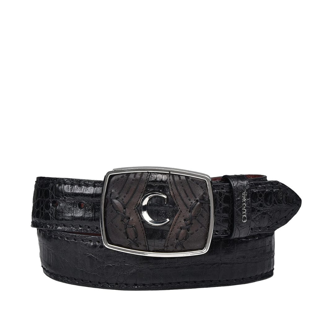 Cinturon Cuadra para hombre piel de Caiman