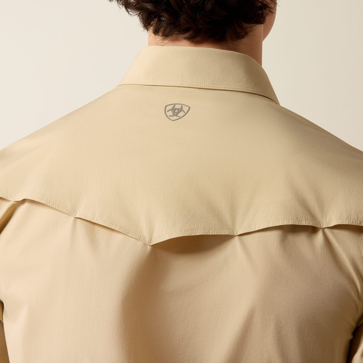 Camisa vaquera Ariat Frontier Flex VentTEK Irish Cream para hombre – detalle 2