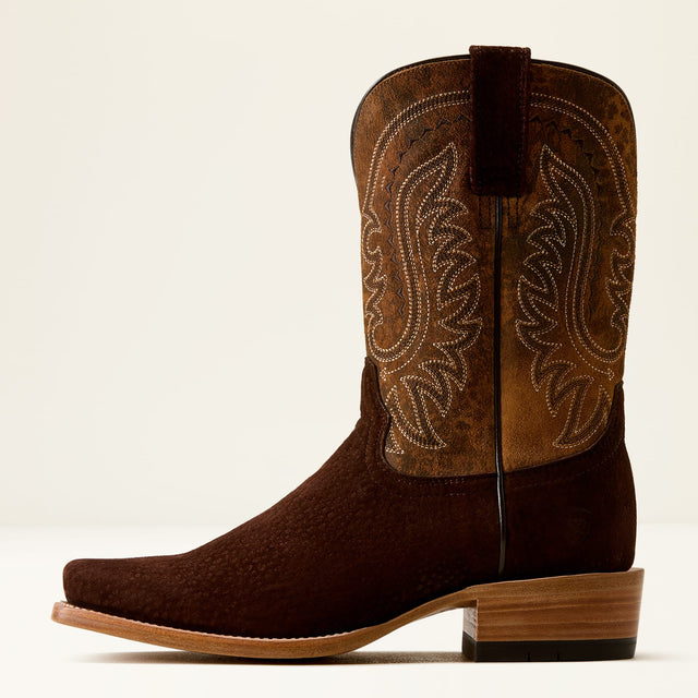 Bota Vaquera Ariat Futurity Smokehouse Café - lateral