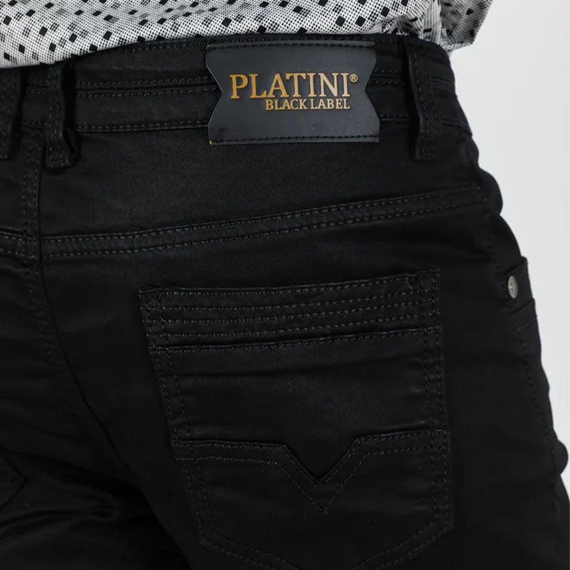 Pantalon Platini Black Relaxed Fit Stretch
