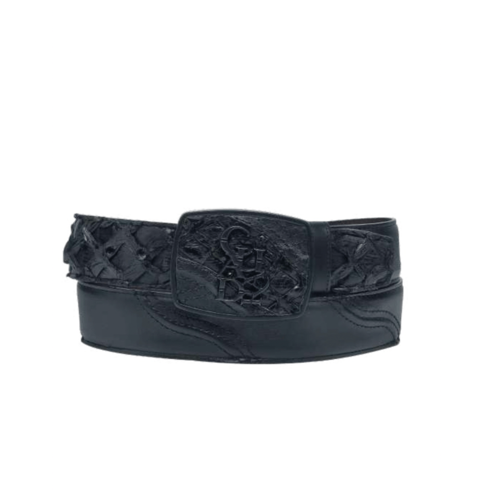 Cinturon Cuadra Pirarucu Negro