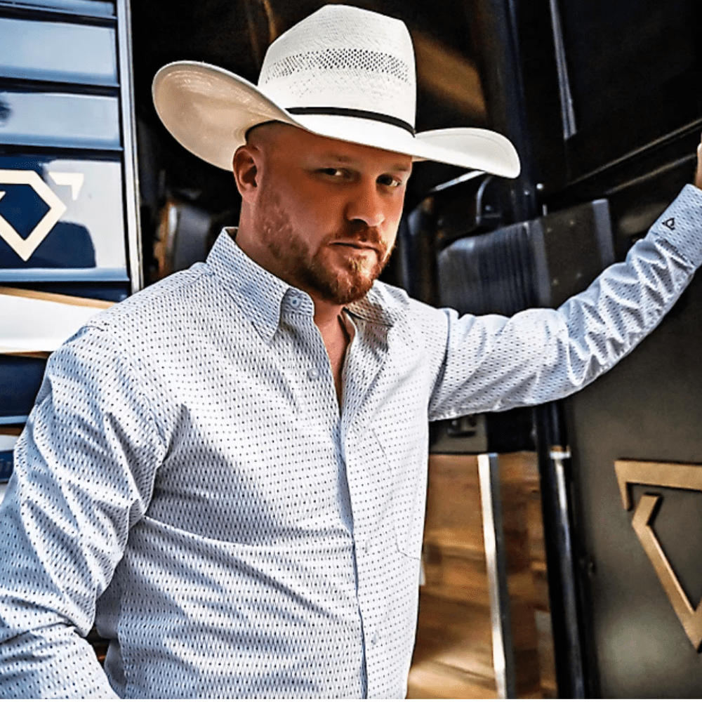Camisa Wrangler Cody Johnson Travesaño Blanco