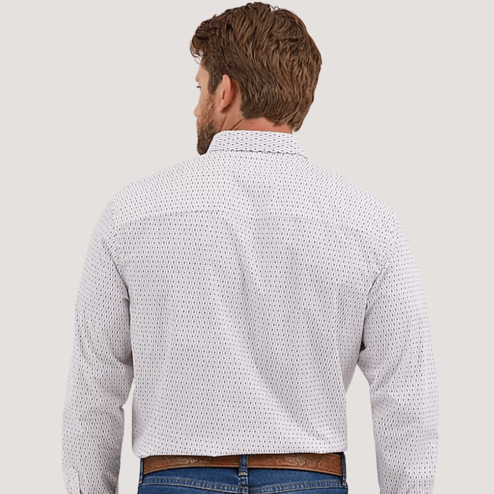 Camisa Wrangler Cody Johnson Travesaño Blanco