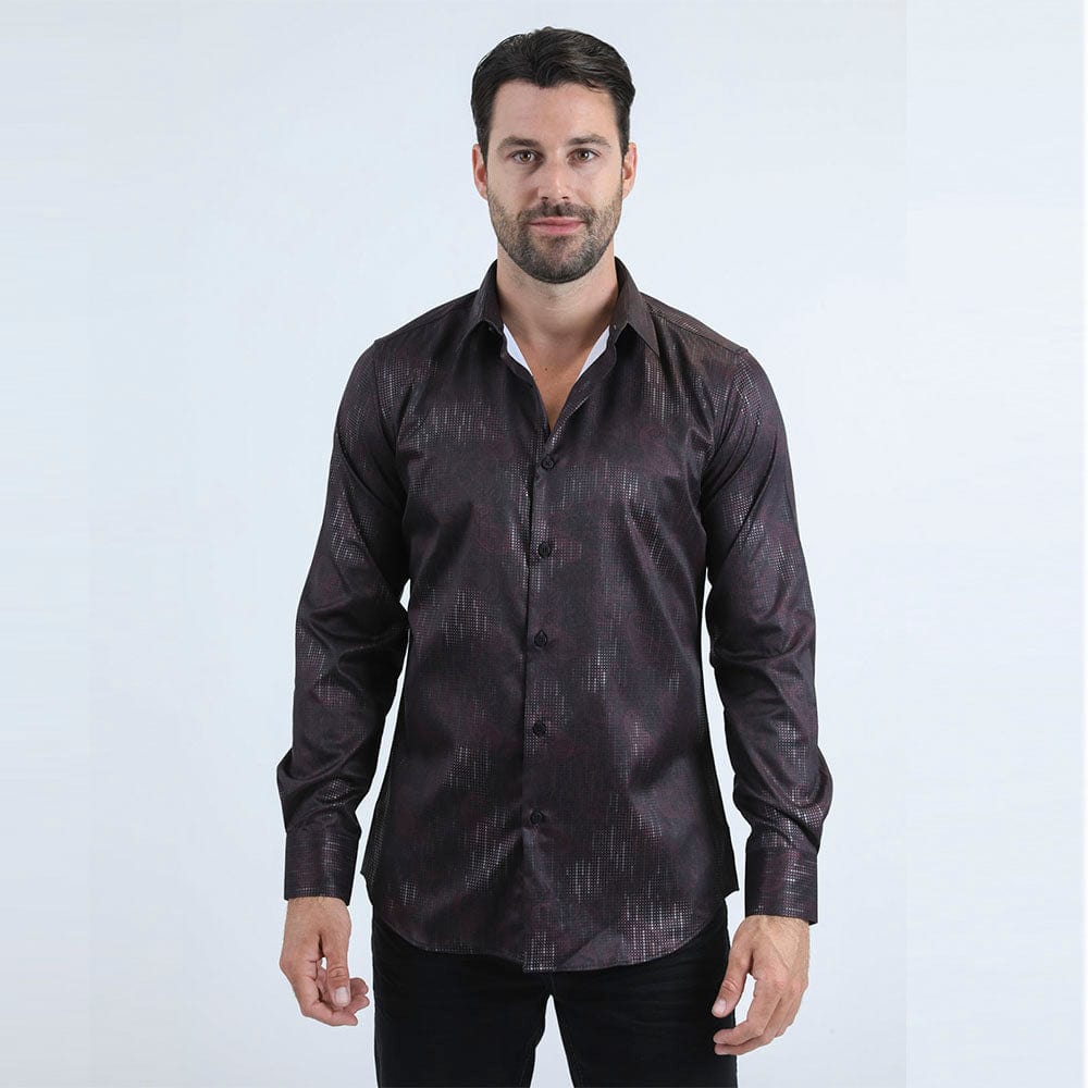 camisa platini negra frente