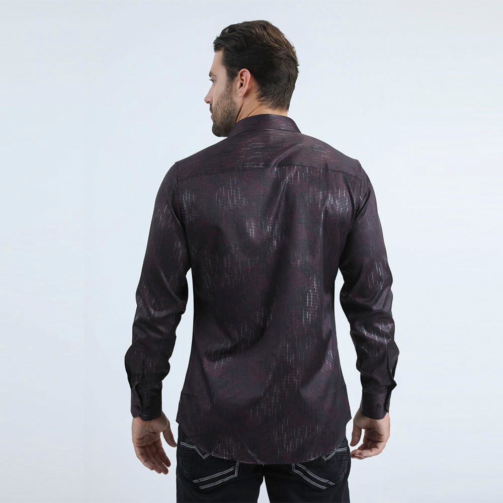 camisa platini negra espalda