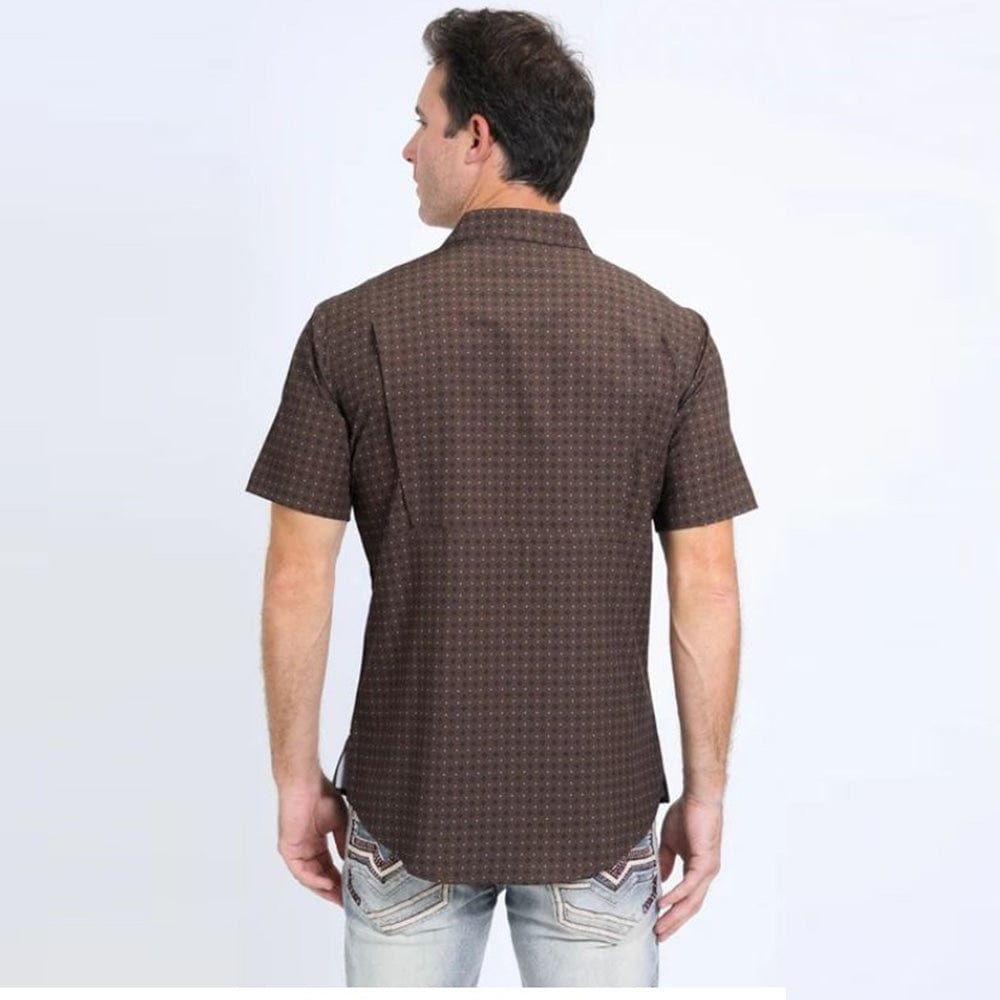 Camisa Platini Sleeve Aztec Cafe