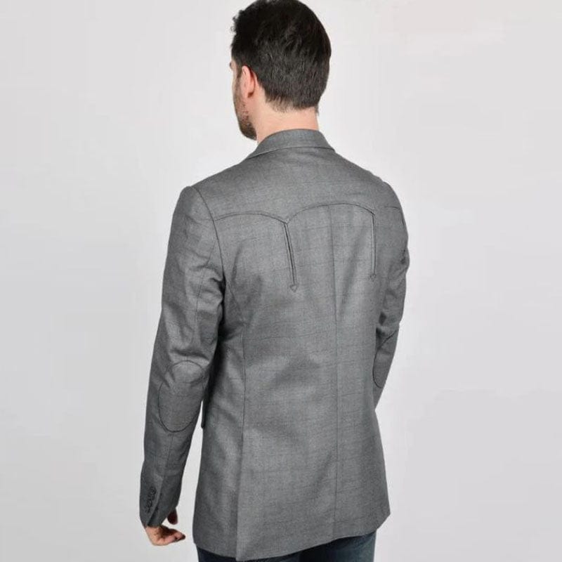 Saco Platini Elbow Patch Light Gris