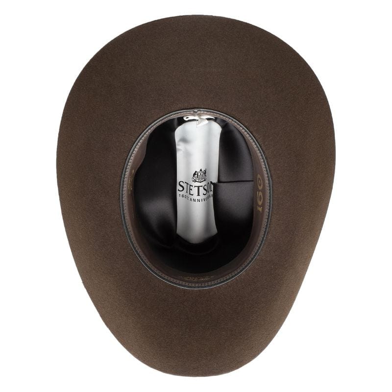 Texana Stetson 6x 160 Aniversario Chocolate con Pluma
