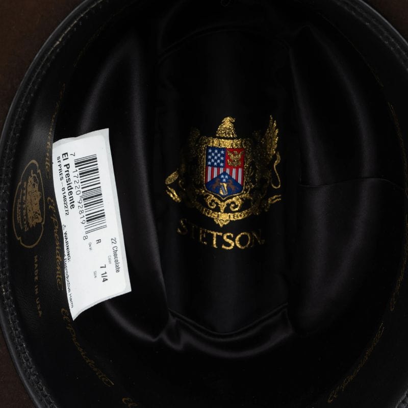 Texana Stetson El Presidente 100x Chocolate